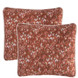 Modern Threads Bronze-Toned & White Set of 3 Floral Microfiber AC Room 110 GSM Double Bed Quilt image 5