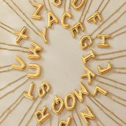 AQUASTREET 18K Gold Plated Waterproof Antitarnish Initial Letter G Pendant Necklace image 4