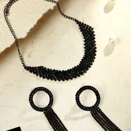 ASMITTA JEWELLERY Set Of 2 Gold-Plated Stone Studded Jewellery Set image 4
