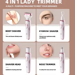 SIGNAXO 4 In 1 Professional Rechargeable Grooming Kit Trimmer image 3