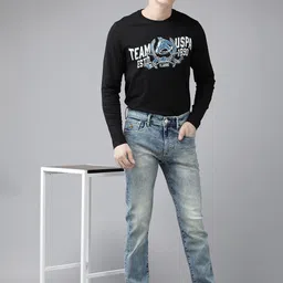 u.s. polo assn. denim co. U S Polo Assn Denim Co Men Skinny Fit Heavy Fade Stretchable Jeans image 3