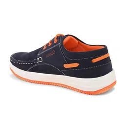 AMICO Men Lightweight Comfort Insole Contrast Sole Boat Shoes image 2