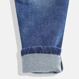 u.s. polo assn. kids U.S.Polo Assn. Kids Boys Blue Skinny Fit Clean Look Stretchable Jeans image 2