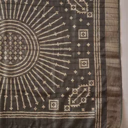 Saree mall Ethnic Motifs Zari Block Print Ready to Wear Sarees image 5