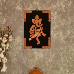 Ganesh Ji Brown Terracotta Showpiece-image-43