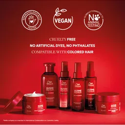 WELLA PROFESSIONALS Ultime Repair Shampoo Mini with AHA & Omega-9 - 50ml image 4