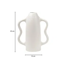 market 99 Curvy Grey Ceramic Vase image 5