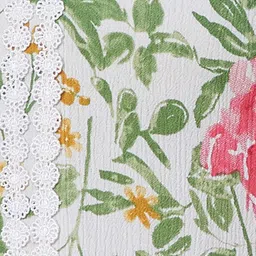 Melange by Lifestyle Floral Printed Notch Neck Flared Sleeves Kurta image 2