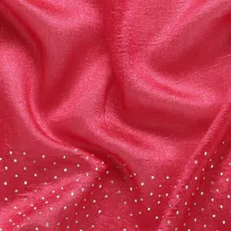 HERE&NOW Floral Beads & Stones Ready to Wear Mysore Silk Saree image 3