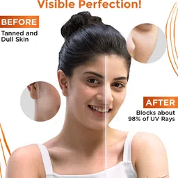 Streax Water Resistant SPF50 PA+++ Invisible Matte Sunscreen Gel with Vitamin C & E - 50ml image 3