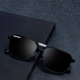 RESIST EYEWEAR Unisex Square Sunglasses with UV Protected Lens NOAH BF BLACK-picture-13