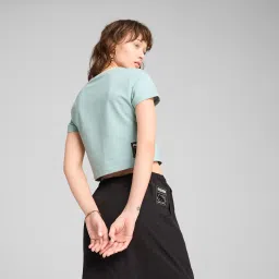 PUMA x HELLO KITTY AND FRIENDS Women's Graphic Slim Fit Crop Tee image 4