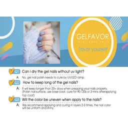 Gelfavor UV LED Soak-Off Gel Nail Polish 10 ml- Shade-G-06 image 4