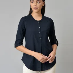 Top with Roll-Up Sleeves image 1