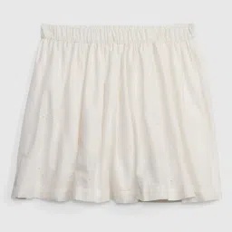 gap kids Schiffli Skirt with Elasticated Waistband image 1