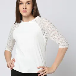 fig Women Lace Regualr Fit T-Shirt image 1