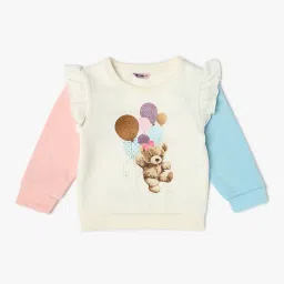 inf frendz Girls Graphic Print Sweatshirt image 1