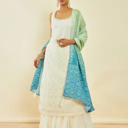 soch Embroidered Straight Kurta Set image 1