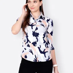 scorpius Slim Fit Shirt with Spread Collar image 1