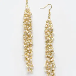 panash Women Pearl-Beaded Drop Earrings image 2