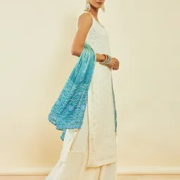 soch Embroidered Straight Kurta Set image 2