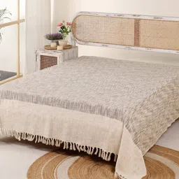 peepul tree 280 GSM Cotton Queen-Size Bed Cover image 2