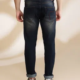 being human Men Lightly Washed Straight Fit Jeans image 3