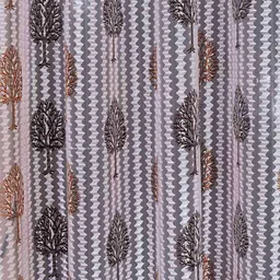 homely by romee Set of 2 Floral Print Window Curtains image 3