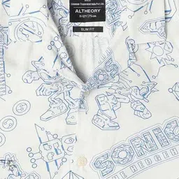 altheory by azorte Sonic Print Slim Fit Shirt image 3
