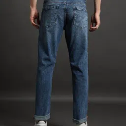 john players jeans Men Mid-Wash Low-Rise Slim Fit Jeans image 3