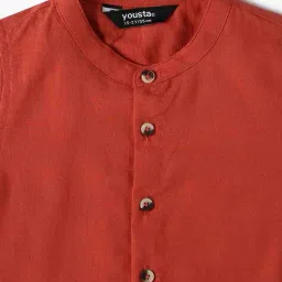 yousta Boys Regular Fit Cotton Shirt image 3