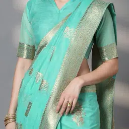 ri-wah Women Banarasi Saree with Woven Motifs  image 3