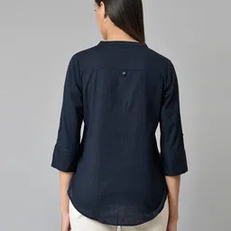 Top with Roll-Up Sleeves image 4