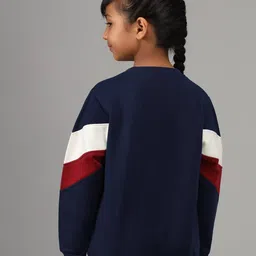 nick & jones Colourblock Sweatshirt with Placement Brand Print image 4