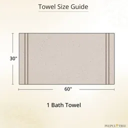 peepul tree Floral Print Cotton Bath Towel image 4