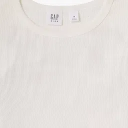 gap kids Solid Ribbed Slim Fit Top image 4