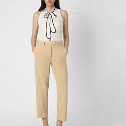 van heusen Women Regula Fit Top with Neck Tie-Up image 4