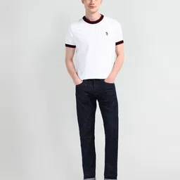 us polo assn. Men Slim Fit Cotton Crew-Neck T-Shirt with Logo Brand image 4