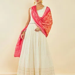 soch Embroidered Gown Dress image 4