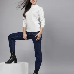 style quotient Ribbed High-Neck Pullover image 4