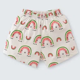 nite flite Girls Printed T-Shirt & Shorts Set image 4