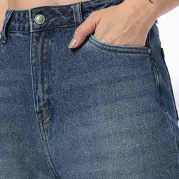 dnmx Women Light-Wash Wide-Leg Jeans image 4