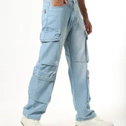 buda jeans co Men Mid-Wash Relaxed Fit Jeans image 4