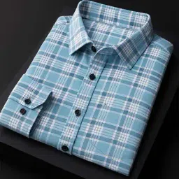 alpha tribe Men Checks Regular Fit Shirt image 4