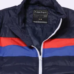 the indian garage co Men Colourblock Regular Fit Puffer Jacket image 5