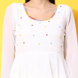 ph poshakhub Women Embroidered Anarkali Kurta image 5