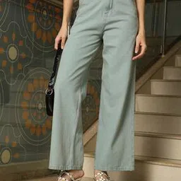 Shein Full Length Fly with Button Closure Clean Wash Jeans-image-39