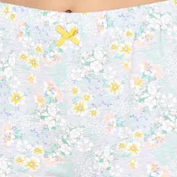 penti Floral Print Round-Neck T-shirt with Shorts Set image 5