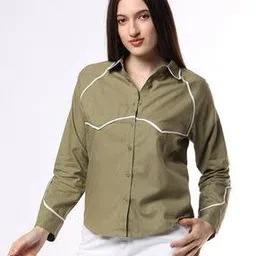 buda jeans co Women Striped Regular Fit Shirt-picture-27