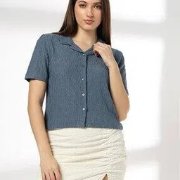 rio Women Schiffli Embroiderd Regular Fit Shirt-picture-52